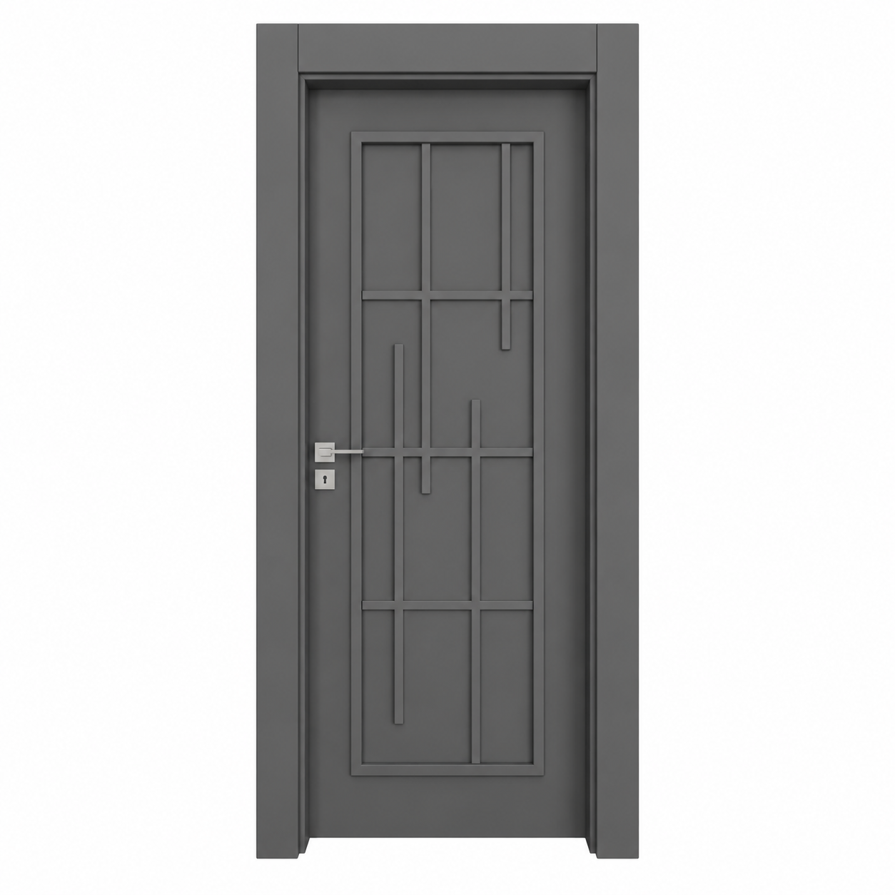 BY-5014V Porte intérieure Laqué Vitrée